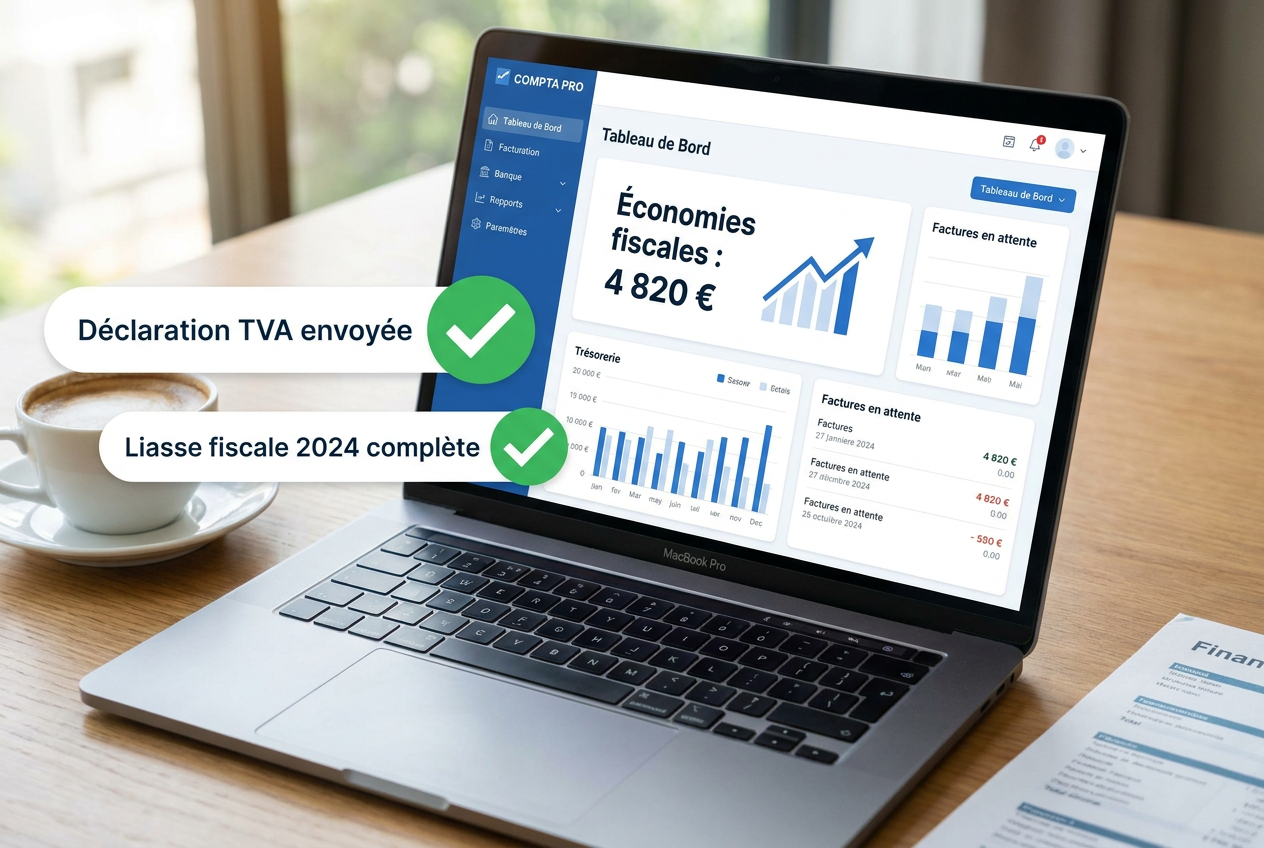 Expert-comptable analysant un bilan fiscal