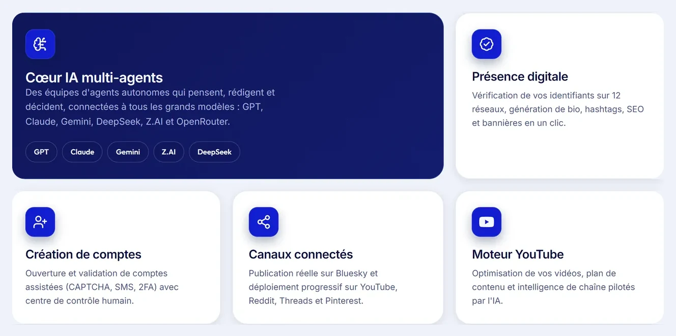 Soraam : le cœur multi-agents et les canaux connectés