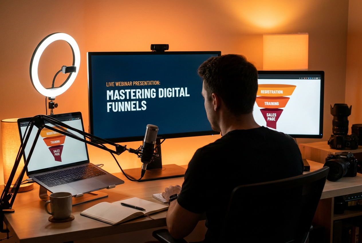 Funnel webinaire formation en ligne