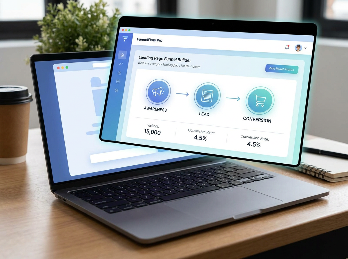 Landing page tunnel vente