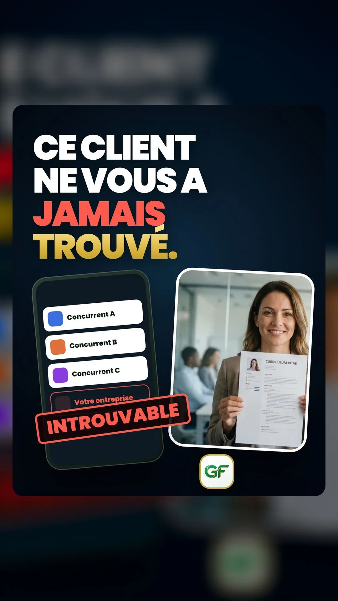 Ce client ne vous a jamais trouvé : devenez visible